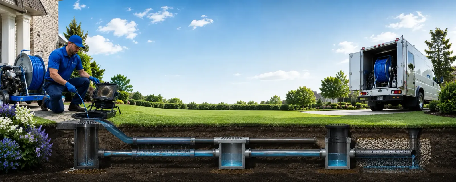 Outdoor drain cleaning information for Amherst, NE